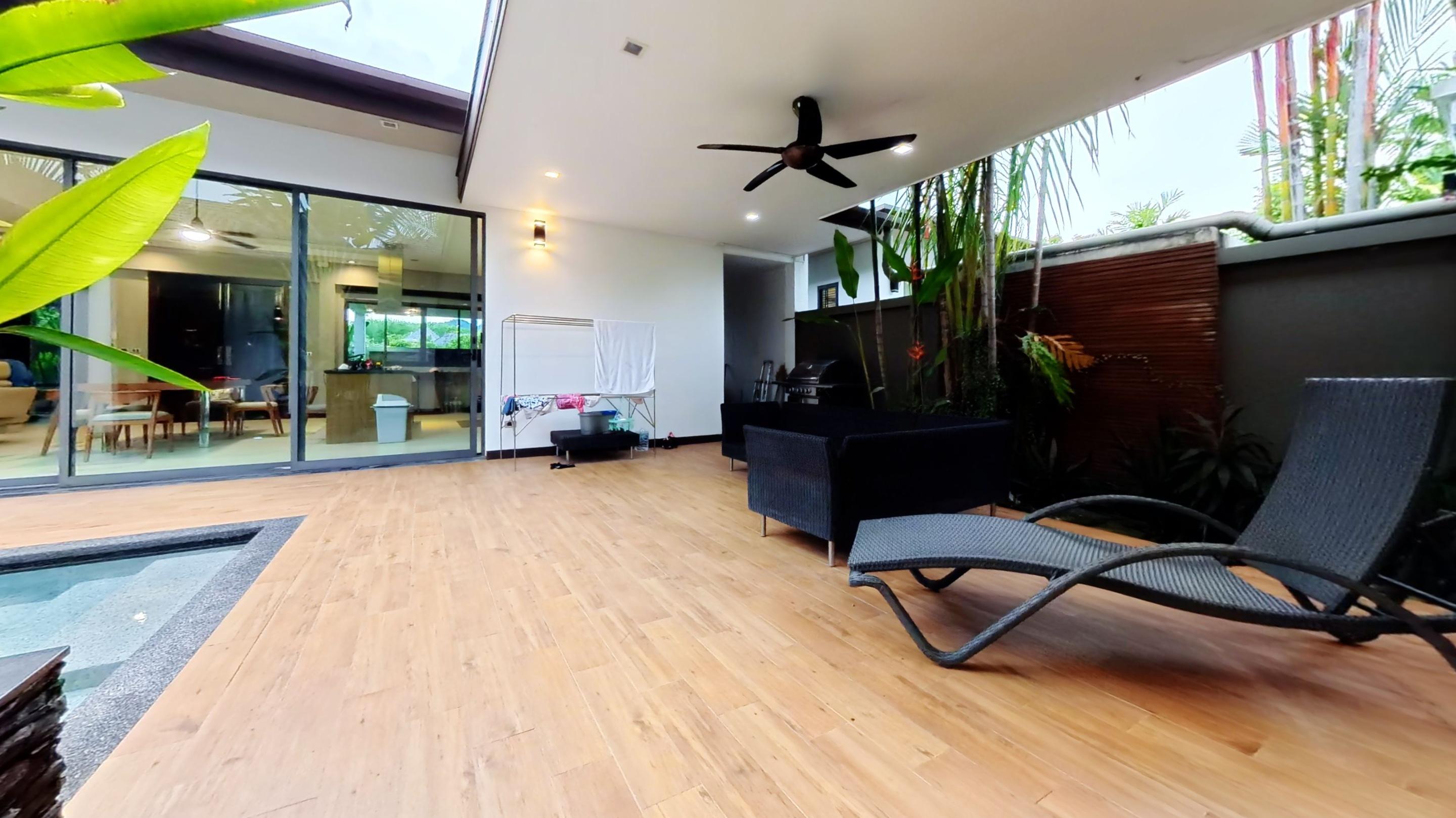 Living room — terrace view